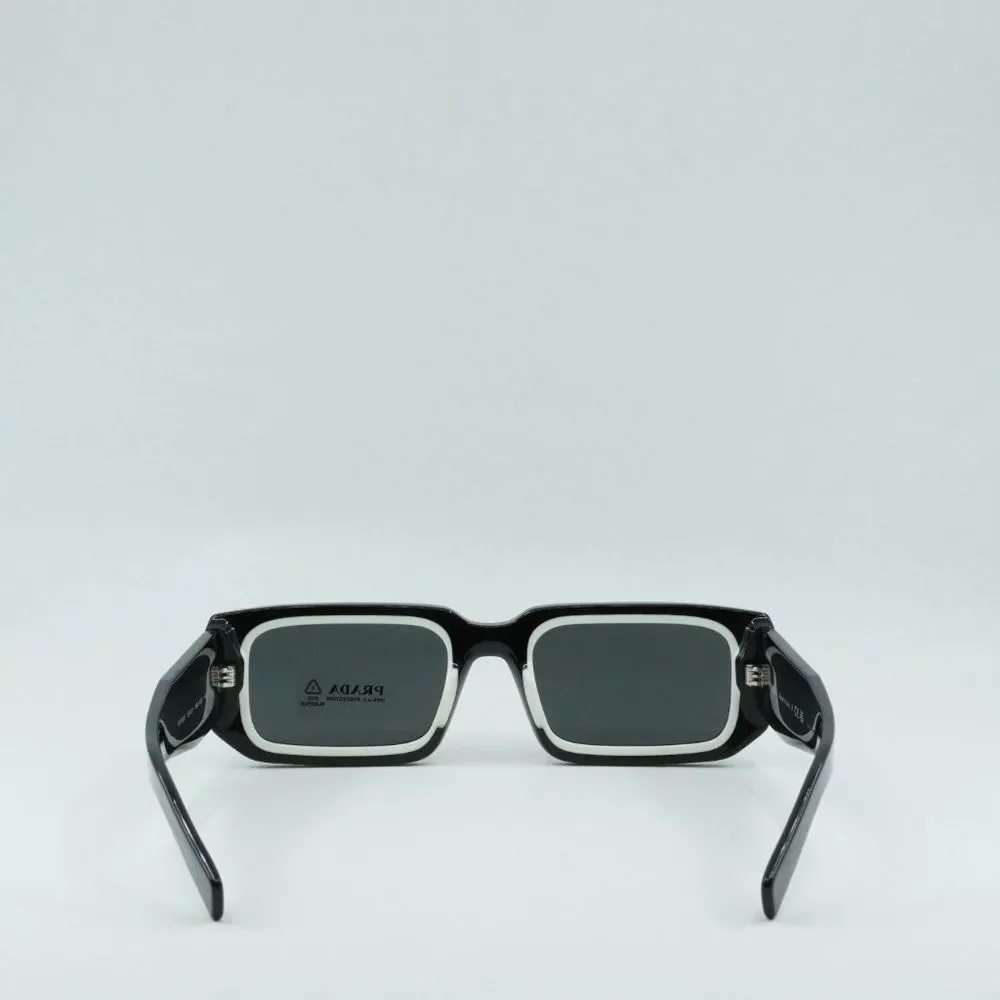 💯 NEW PRADA PR06YS 09Q5S0 BLACK GREY SUNGLASSES - Picture 11 of 13